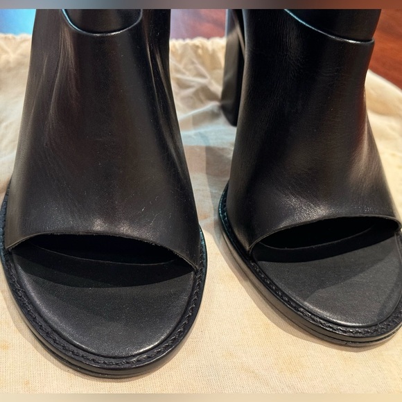 Authentic black Tibi open toe ankles boots sz EU 38.5 - Picture 3 of 7